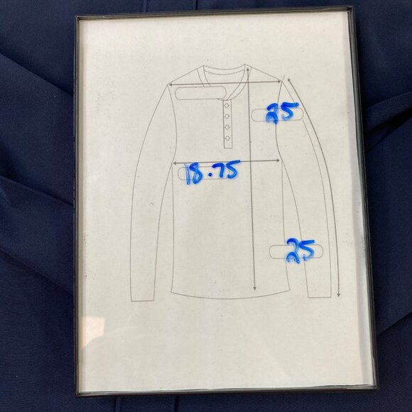 Frame Womens Navy Blue Button-Up Blouse Size XS Ex-Small - Picture 5 of 5